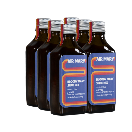 6 PACK - FLIGHT OF AIR MARY BLOODY MARY SPICE MIXES